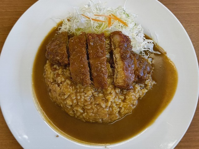 カツカレーご飯1/2
