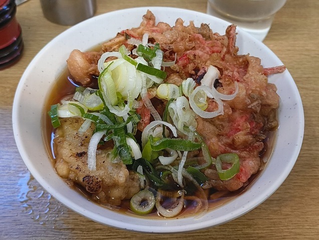 牡蠣天＋JKB＋太そば（小盛）