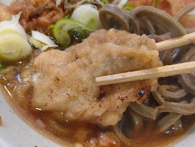 牡蠣天を食べる