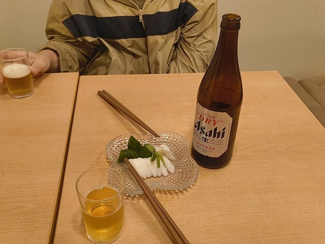 ビー-ルとぬかずけ