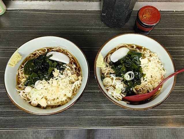 冷したぬきそば