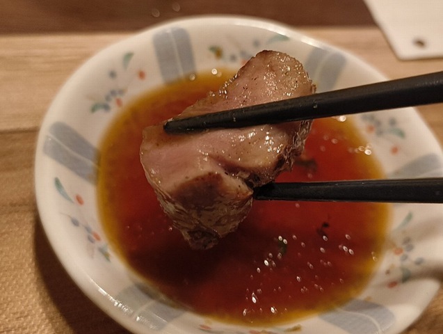 タレもつけて食べてみた