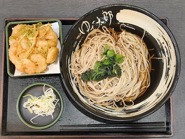 ほぼ海老だけのかきあげそば（ぶっかけ）