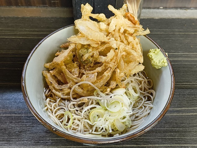 冷しかき揚げそば