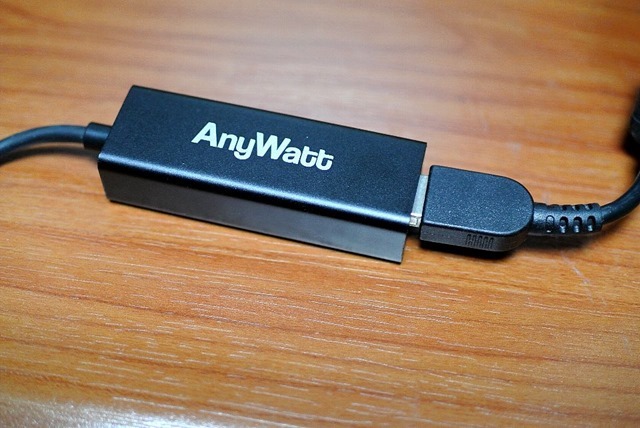 AnyWatt_A002_変換アダプタ_USB_Type-C_TO_Lenovoスリム_ACアダプター