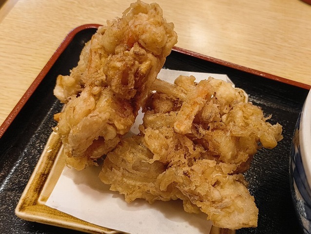 かき揚げは二枚