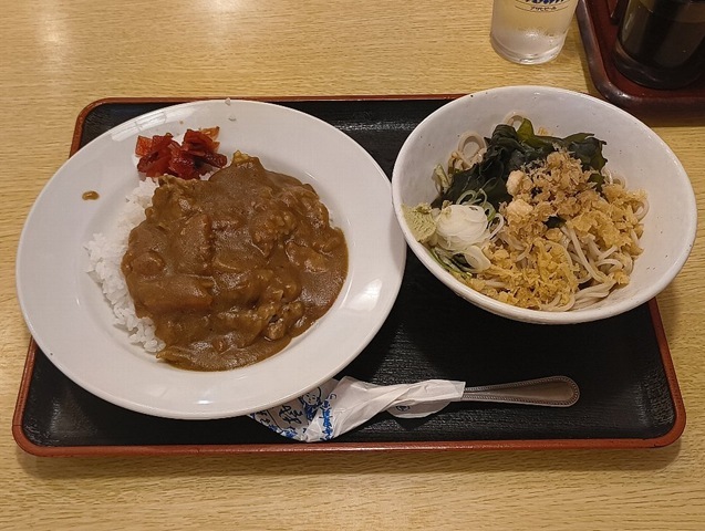 カレーライスセット（冷したぬき）