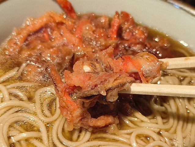 紅ショウガ天を食べる