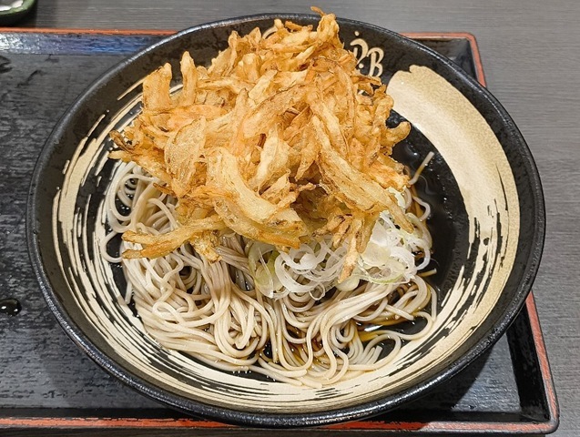 ぶっかけ冷し野菜かきあげそば