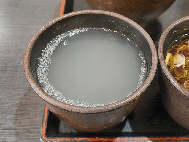 蕎麦湯
