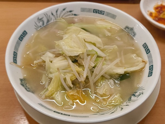 タンメン（麺少なめ）