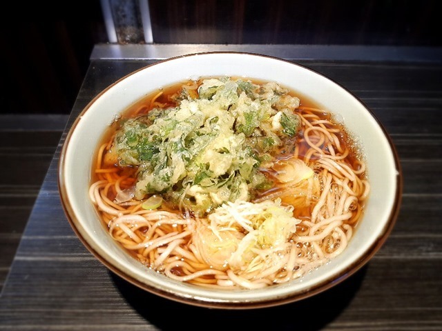 春菊天そば