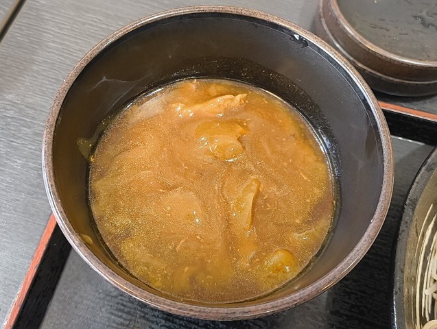 カレーwith蕎麦汁