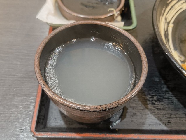 蕎麦湯