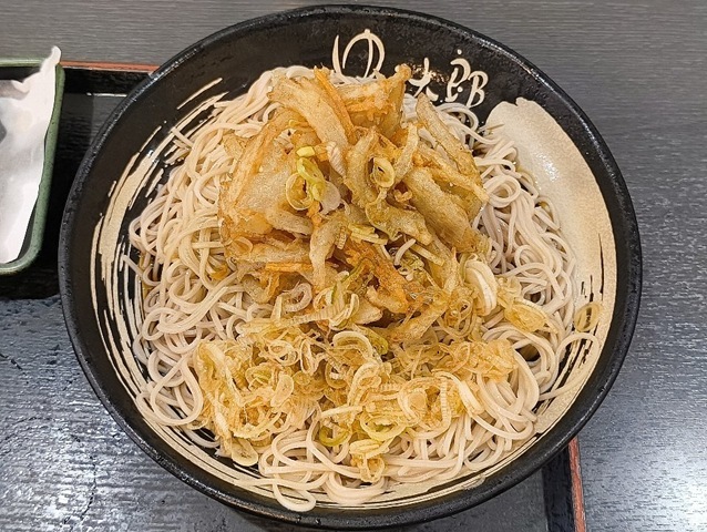 ぶっかけ冷し野菜かきあげそば（2枚もり版）
