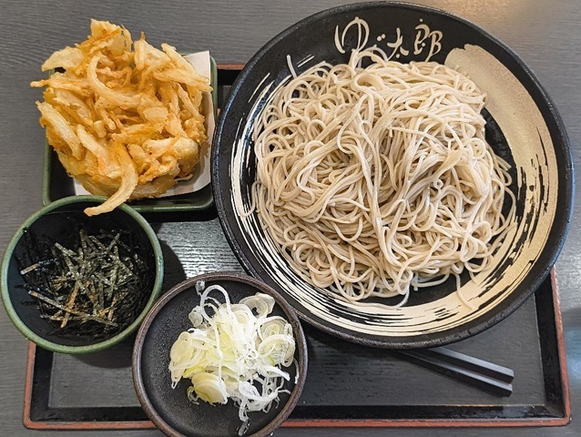 ざるそば（大盛）＋かきあげ