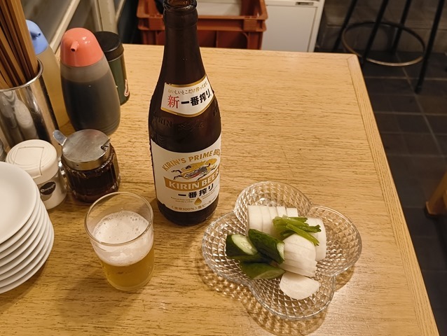 ビールとぬか漬け