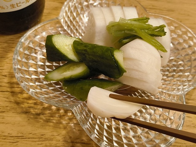 ぬか漬けで吞む