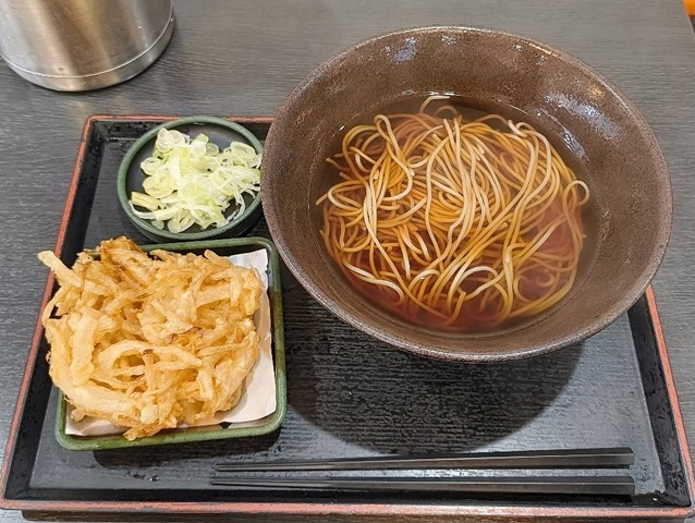 かけそば＋かきあげ（無料クーポン）