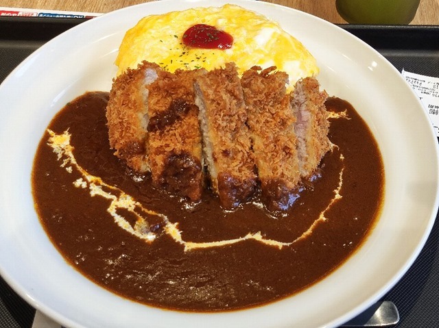 ロースオムレツカレー