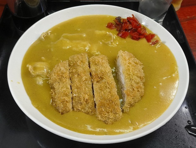 カツカレー（ご飯半分）