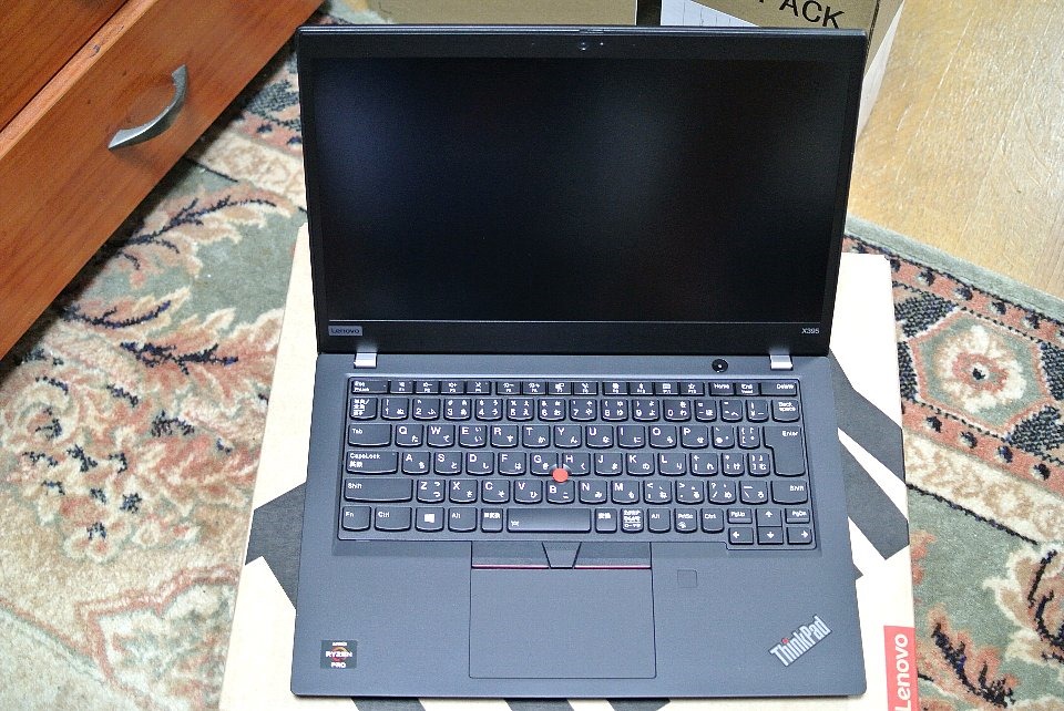 Lenovo ThinkPad X395 Win10/AMD/13.3型/メモリ16GB/SSD 512GBの最初の 