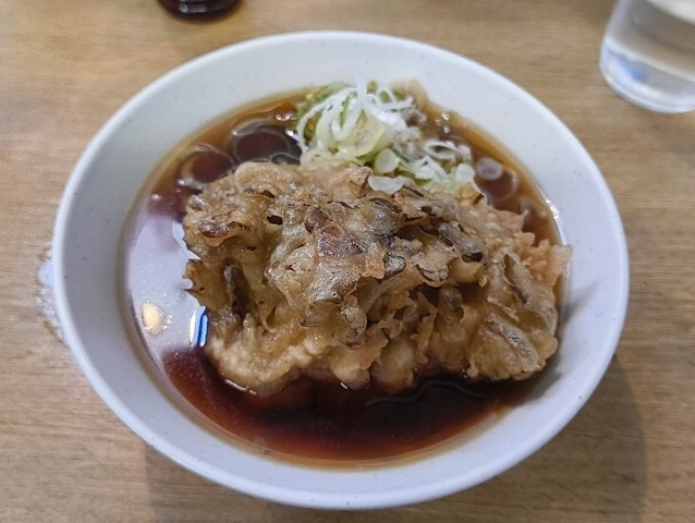 大舞茸天＋太そば（小盛）