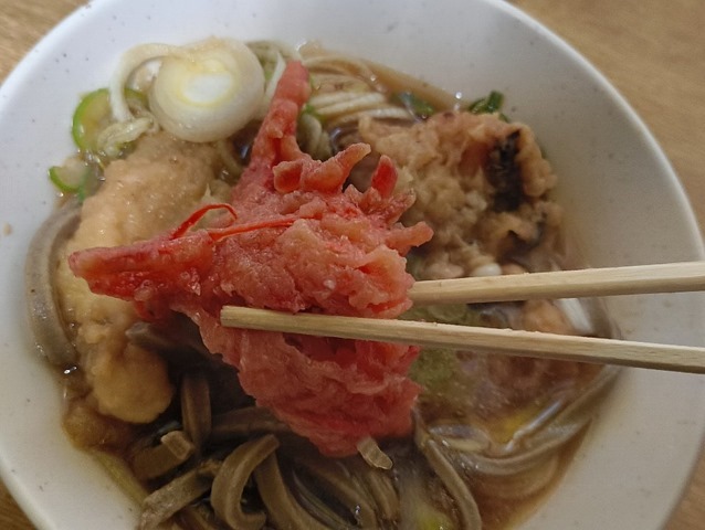 紅しょうが天も食べる