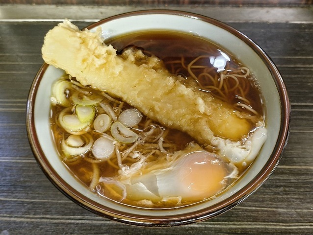 イカ天そば＋生たまご