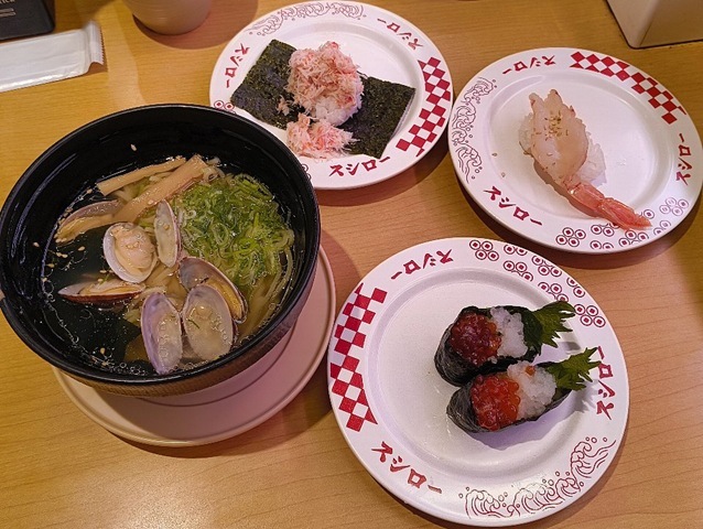 煎り酒三銃士とスシロー 貝塩ラーメン