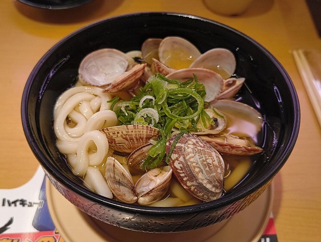 あさりたっぷりうどん
