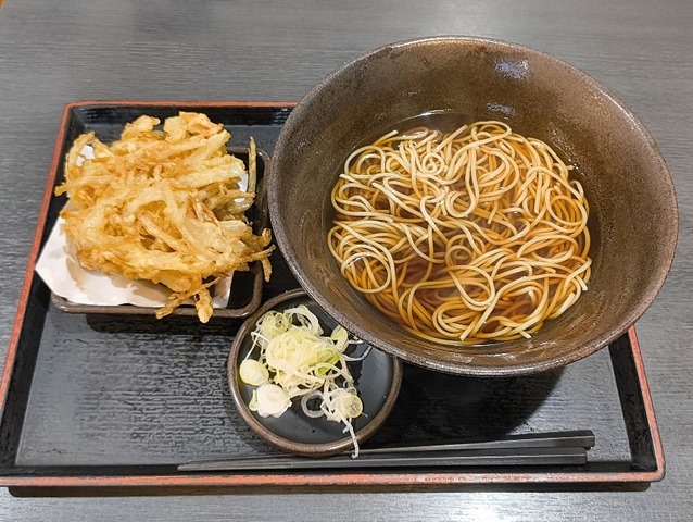 かけそば＋かきあげ（無料クーポン）