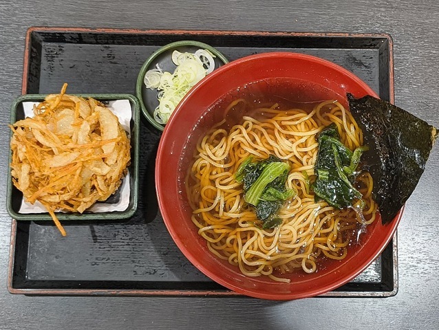 中華そば＋かきあげ