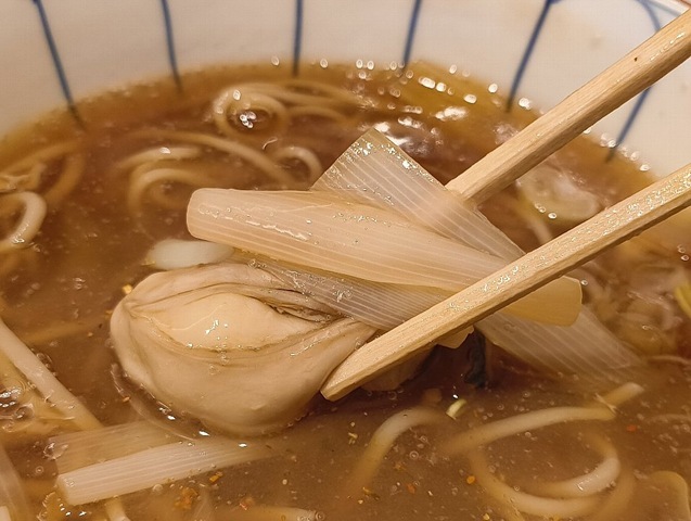 葱とかきを一緒に頬張れば...... 勿論、最高に旨かったのだよ（笑）