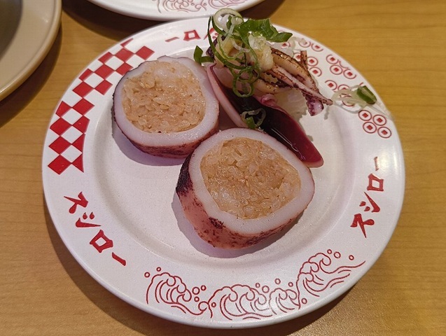 いか飯風すしとゲソにぎり