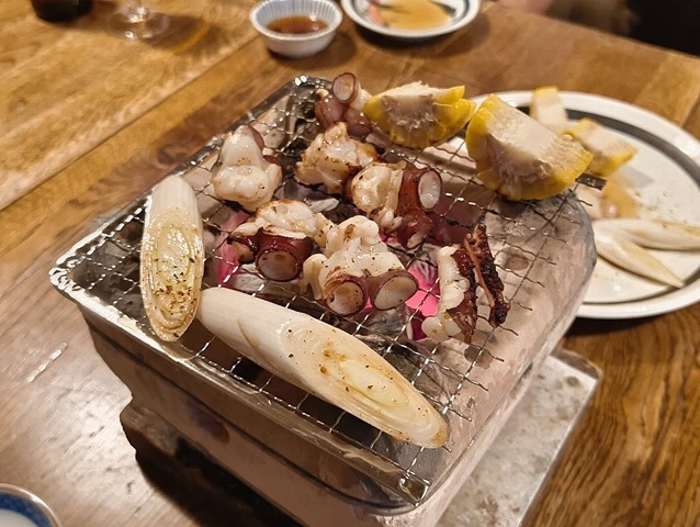 みずだこの網焼き