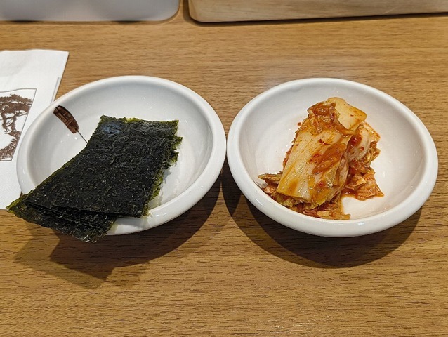 海苔とキムチ