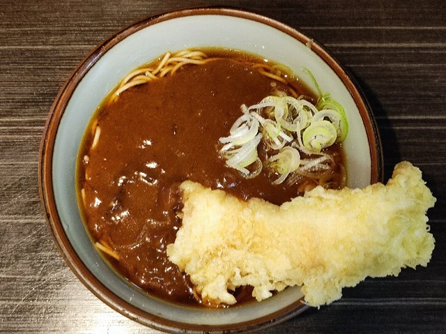 カレーそば＋イカ天＝Qちゃん（笑）