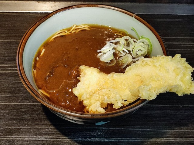 カレーそば＋イカ天