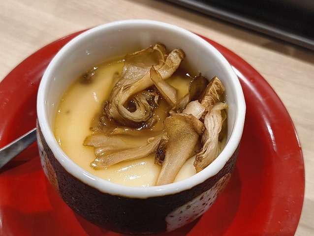 まいたけ茶碗蒸し