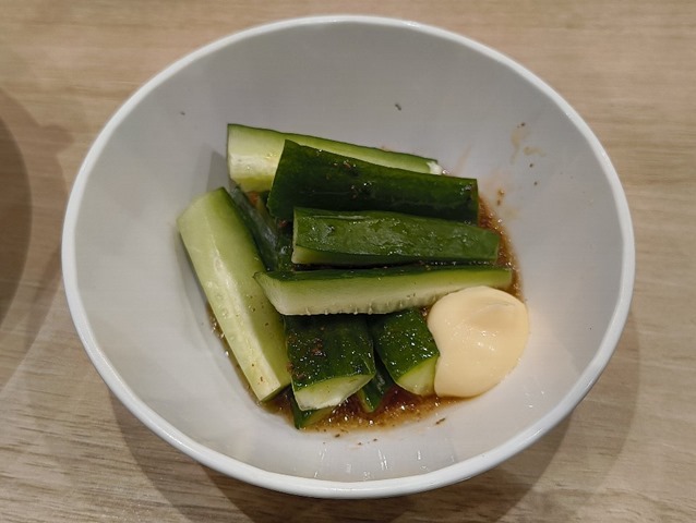 きゅうり醤油ドレッシングマヨ