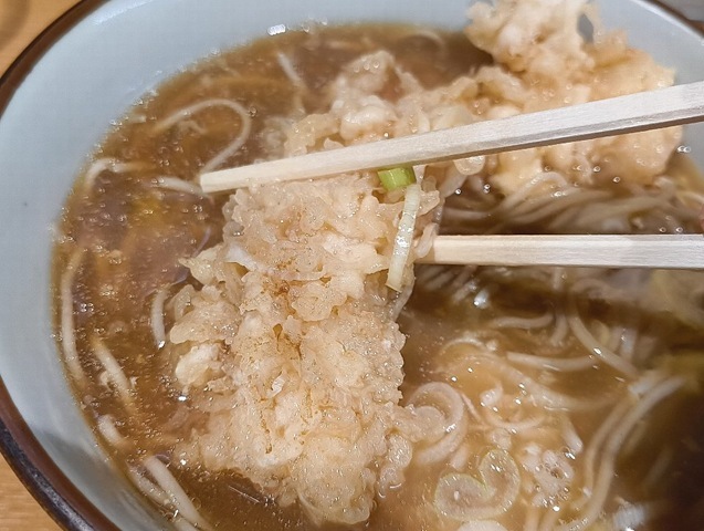 イカ天を食べる
