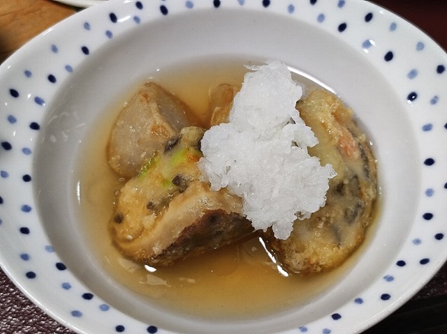 しいたけの揚げ物