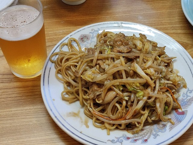 ソース焼きそばで乾杯！