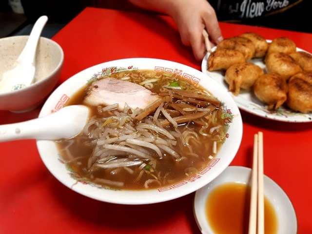 ラーメンと餃子