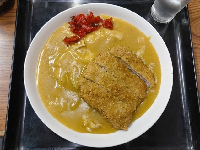 カツカレー（ご飯半分）
