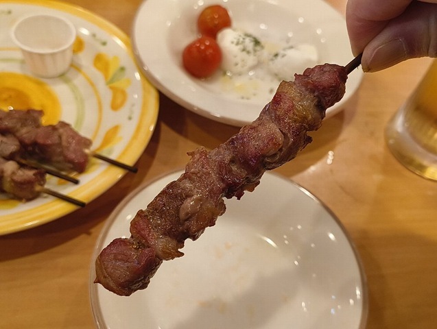 アロスティチーニを食べる