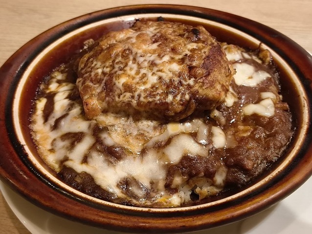 ハンバーグカレードリア