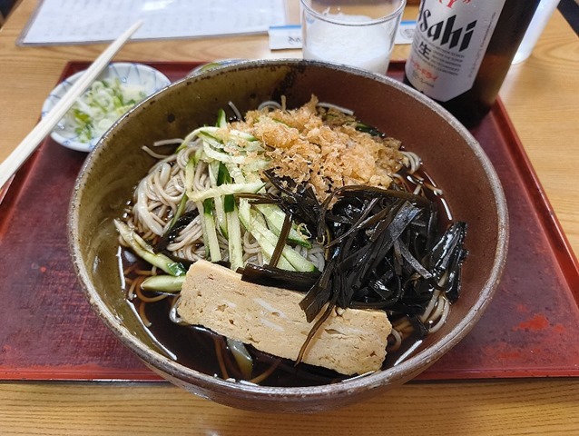冷したぬきそば（大盛）