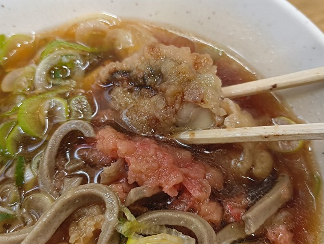 牡蠣天を食べる